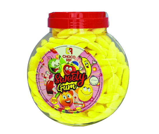 SWEETY GUM BANANE JAUNE