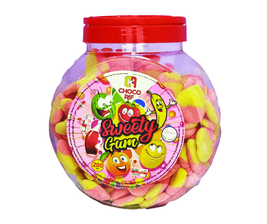SWEETY GUM COEUR CITRON