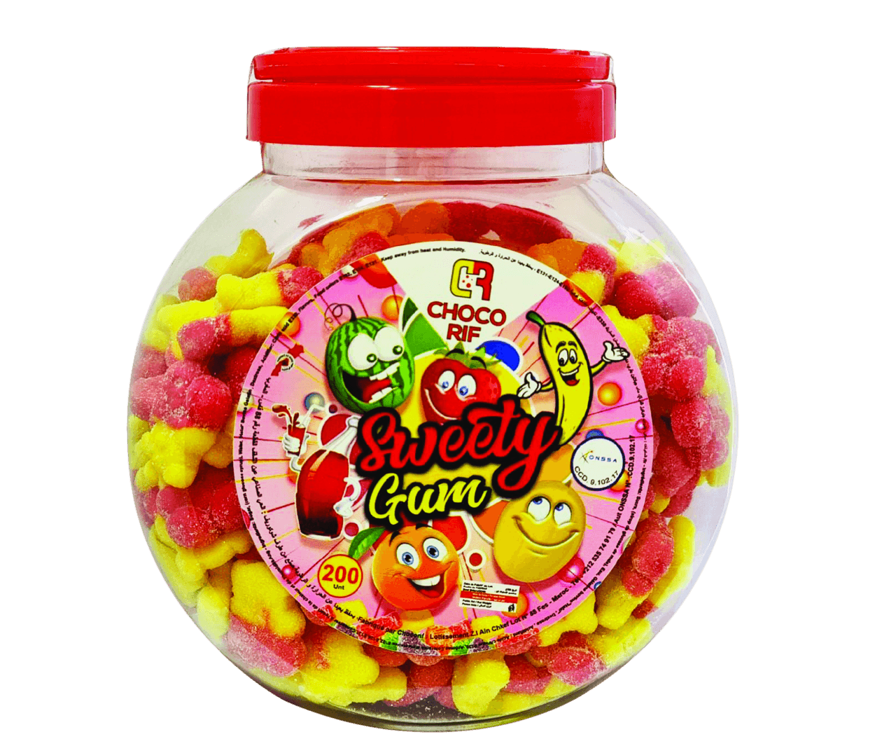SWEETY GUM OURS ROUGE